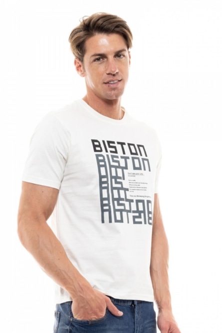 ΑΝΔΡΙΚΑ  ΜΠΛΟΥΖΕΣ-ΦΟΥΤΕΡ-ΠΛΕ Biston fashion ανδρικό t-shirt
