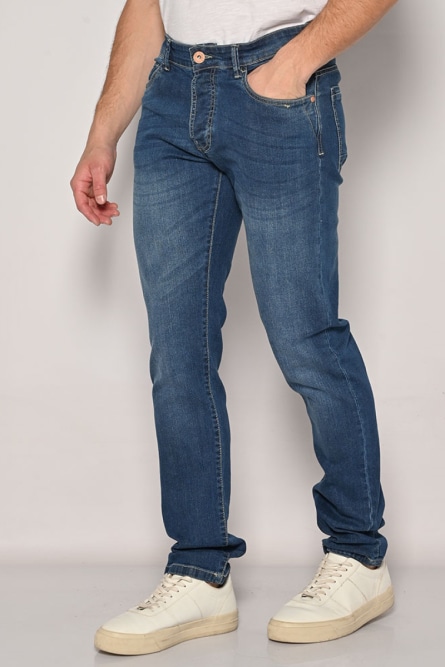 Ανδρικό Παντελόνι Jean Camaro Regular Fit Μπλε