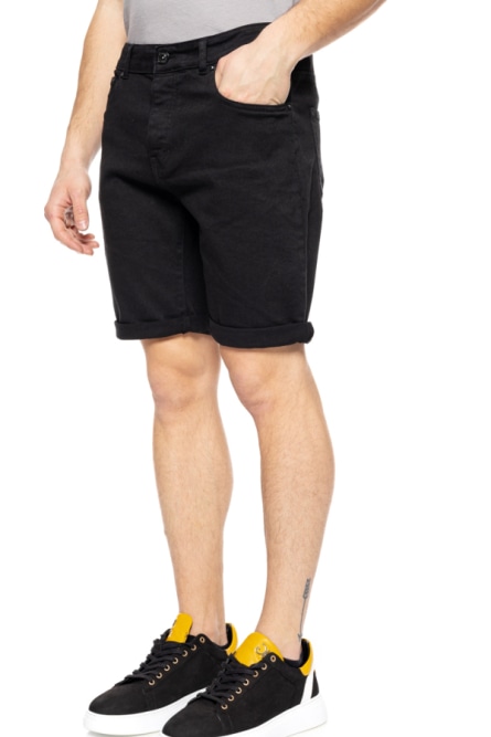 Biston fashion ανδρική 5τσεπη τζιν βερμούδα