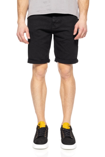 Biston fashion ανδρική 5τσεπη τζιν βερμούδα