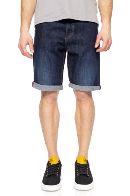 Biston fashion ανδρική 5τσεπη τζιν βερμούδα
