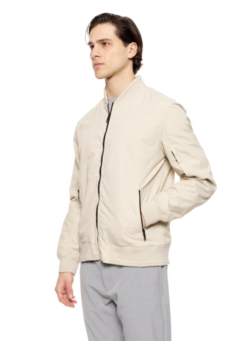 Biston fashion ανδρικό bomber πανωφόρι με γιακά