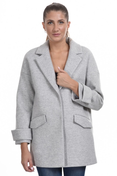 Biston fashion γυναικείο ντεμί παλτό