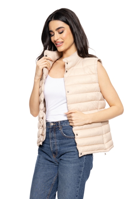 Biston fashion ladie's vest with collar