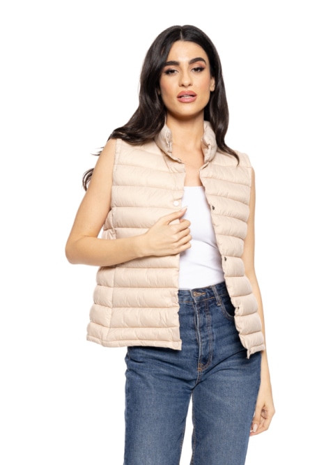 Biston fashion ladie's vest with collar