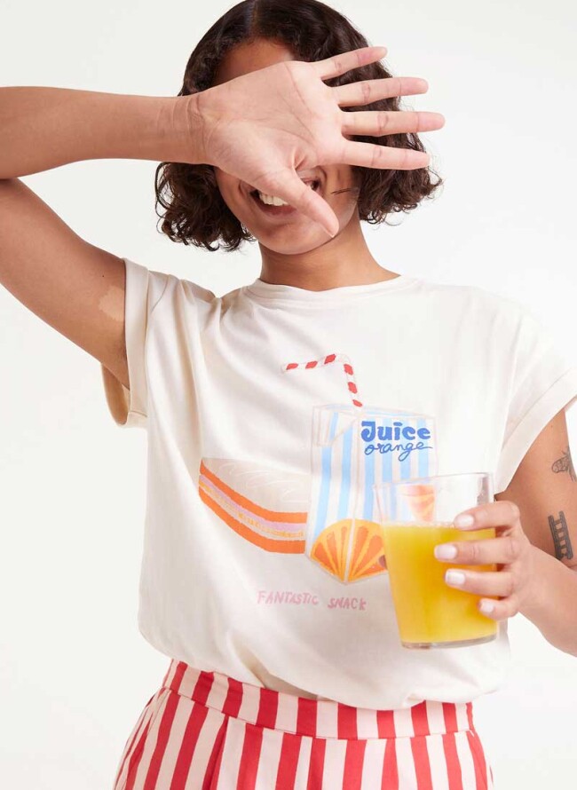 Compania Fantastica t-shirt με στάμπα