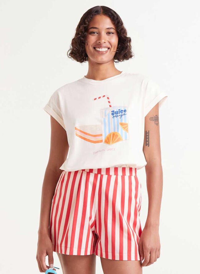 Compania Fantastica t-shirt με στάμπα