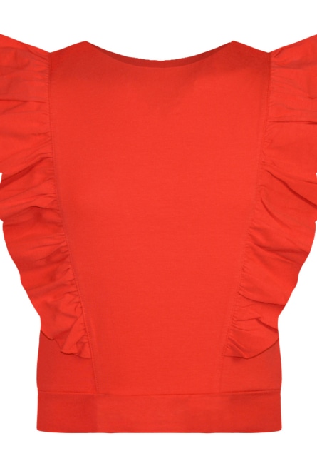 Energiers Crop top με βολάν