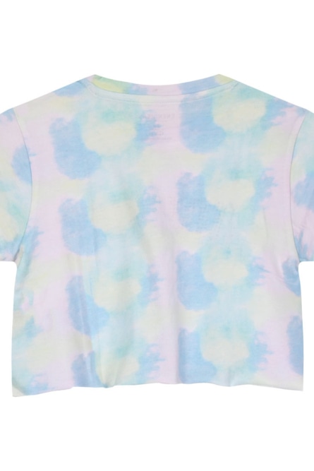 Energiers  Παιδική κροπ μπλούζα tie dye με στρας για κορίτσι