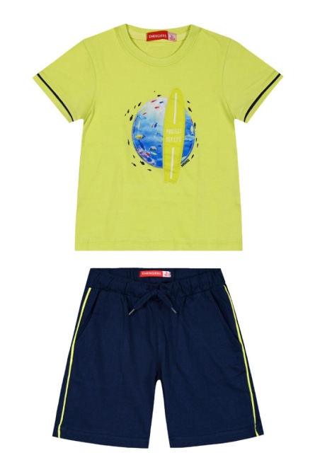 Energiers  Παιδικό μακό σετ 2 τεμάχια με τύπωμα στην μπλούζα για αγόρι