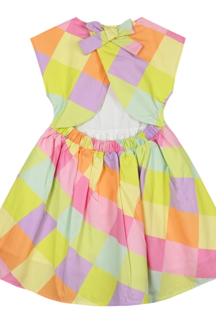 Energiers  Παιδικό πολύχρωμο καρό φόρεμα για κορίτσι