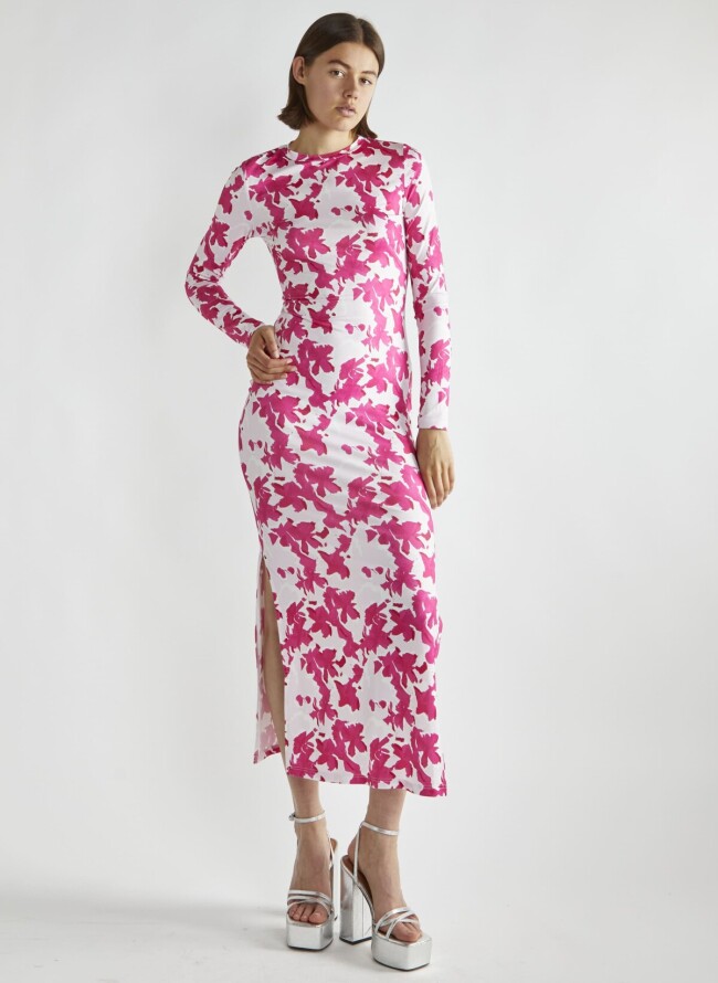 GLAMOROUS φόρεμα floral στενό