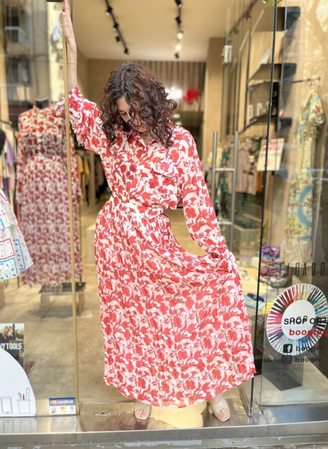 GLAMOROUS φούστα μακρυά floral