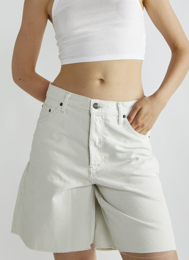 GLAMOROUS σορτς washed denim