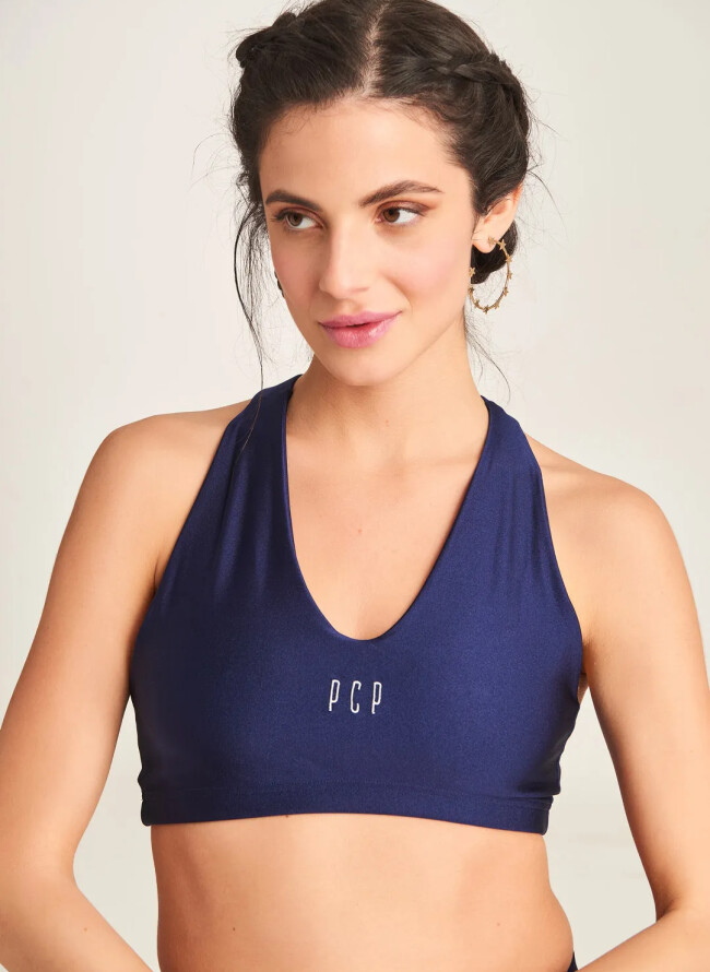 PCP Jacqueline Σκούρο Μπλε Αθλητικό Top