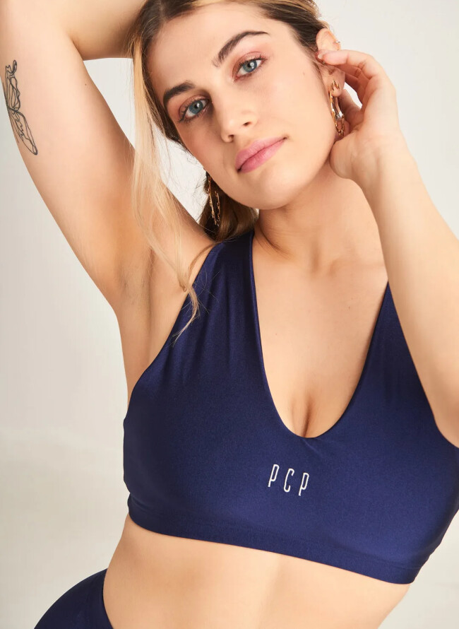 PCP Jacqueline Σκούρο Μπλε Αθλητικό Top