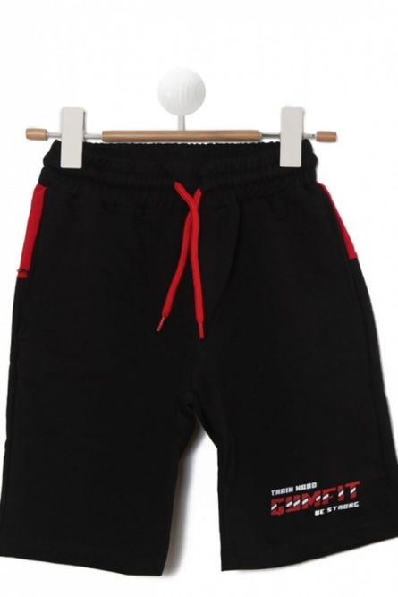 SAM 0-13 Μαύρο Κοντό παντελόνι Για Αγόρι 7-14 Ετών