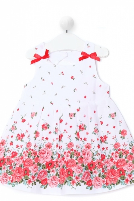 SAM 0-13 Λευκό Φόρεμα Για Κορίτσι Βρεφικό