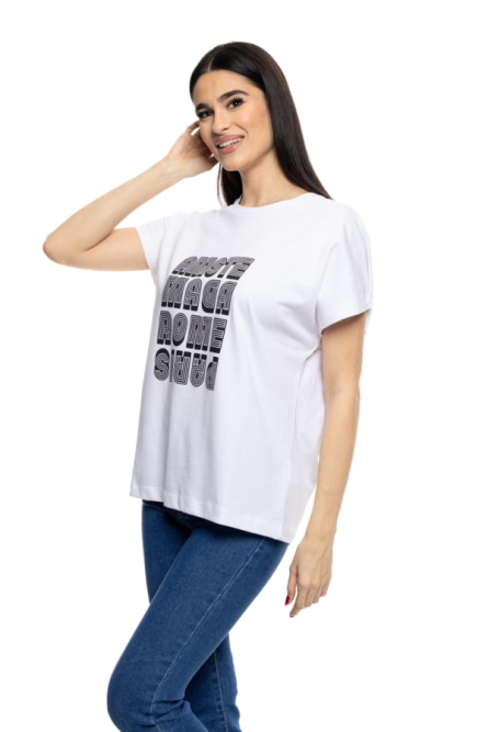 S' Γυναικείο t-shirt με τύπωμα ''AMSTERDAM''