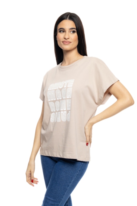 S' Γυναικείο t-shirt με τύπωμα ''AMSTERDAM''