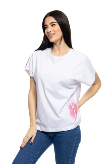 S' Γυναικείο t-shirt με τύπωμα ''CIRCLES''