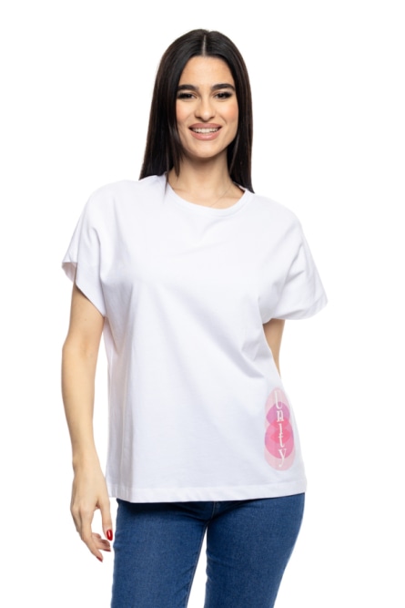 S' Γυναικείο t-shirt με τύπωμα ''CIRCLES''