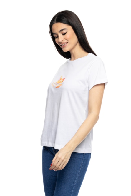 S' Γυναικείο t-shirt με τύπωμα ''SHORT GLASS''