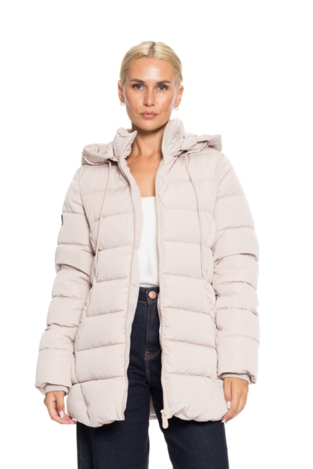 Splendid fashion γυναικείο demi μπουφάν με κουκούλα