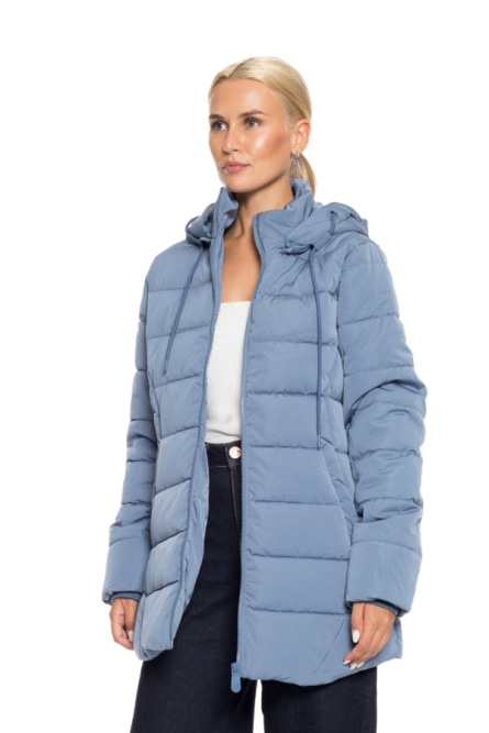 Splendid fashion γυναικείο demi μπουφάν με κουκούλα