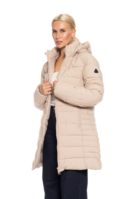 Splendid Fashion γυναικείο ντεμί μπουφάν με αποσπώμενη κουκούλα