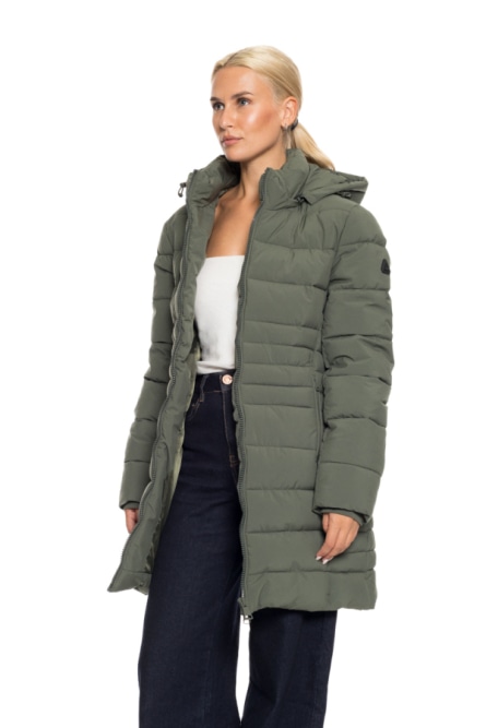 Splendid Fashion γυναικείο ντεμί μπουφάν με αποσπώμενη κουκούλα