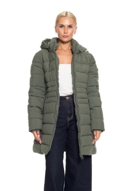 Splendid Fashion γυναικείο ντεμί μπουφάν με αποσπώμενη κουκούλα