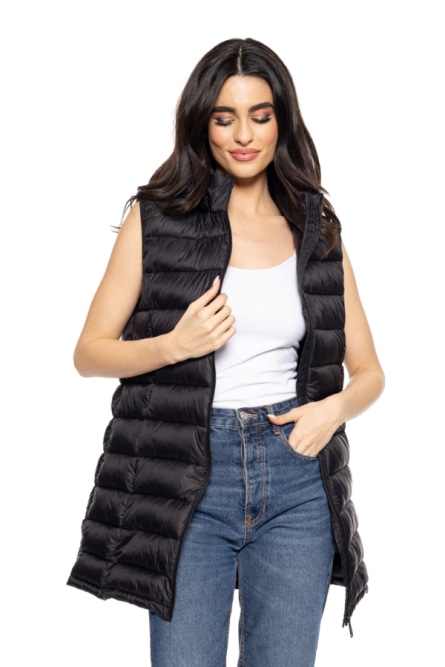 Splendid fashion ladie's vest with collar and hood